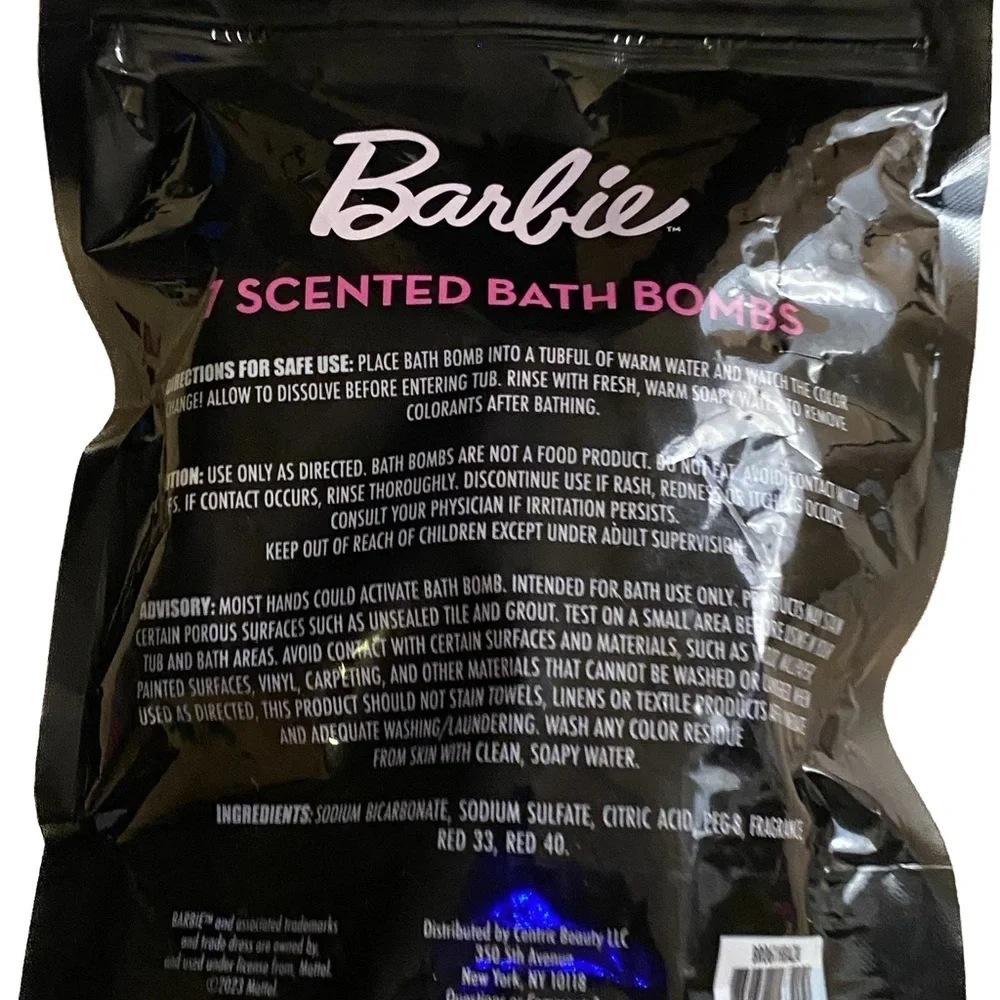 Barbie hand cream and bath bomb bundle